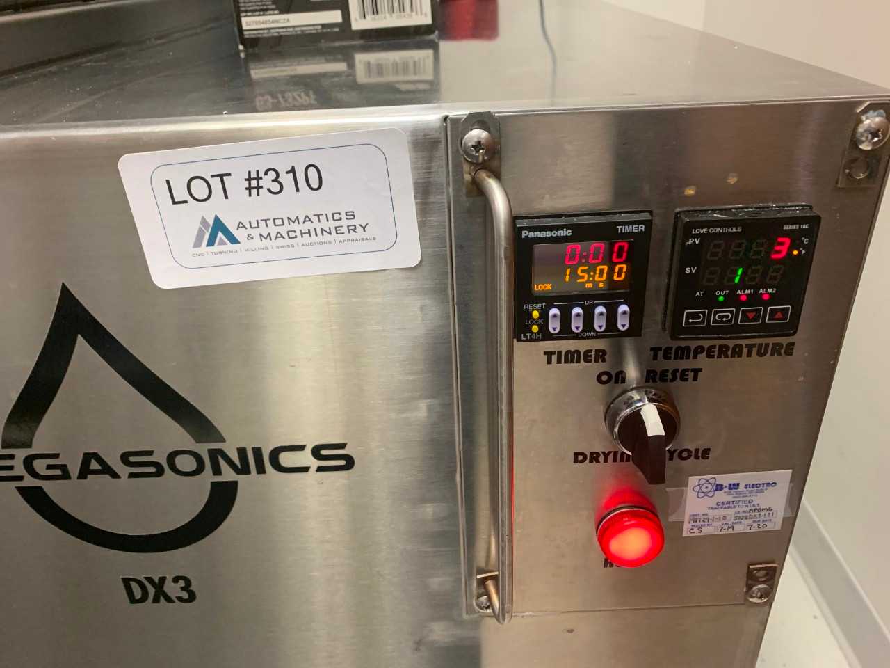 Omegasonics DX3 UltraSonic Parts Cleaning System - PROCESS EQUIPMENT