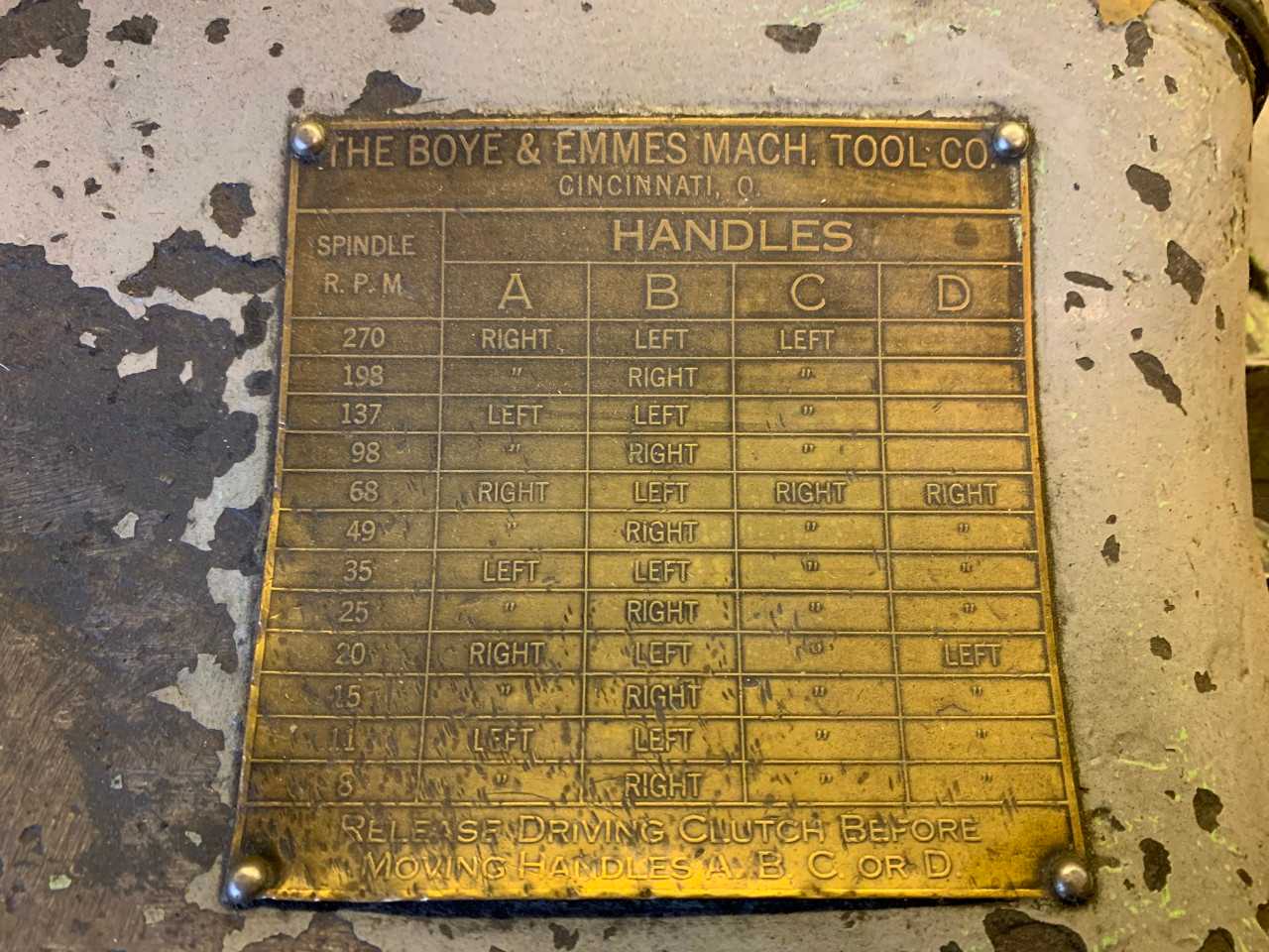 Boye & Emmes Heavy Duty  Engine Lathe 30" Swing 72" Centers - LATHES