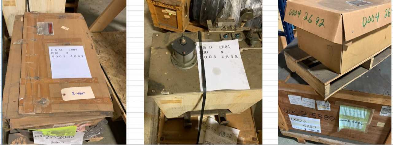 Various indirect material located the GM DMAX facility see attached list - INDUSTRIAL PARTS