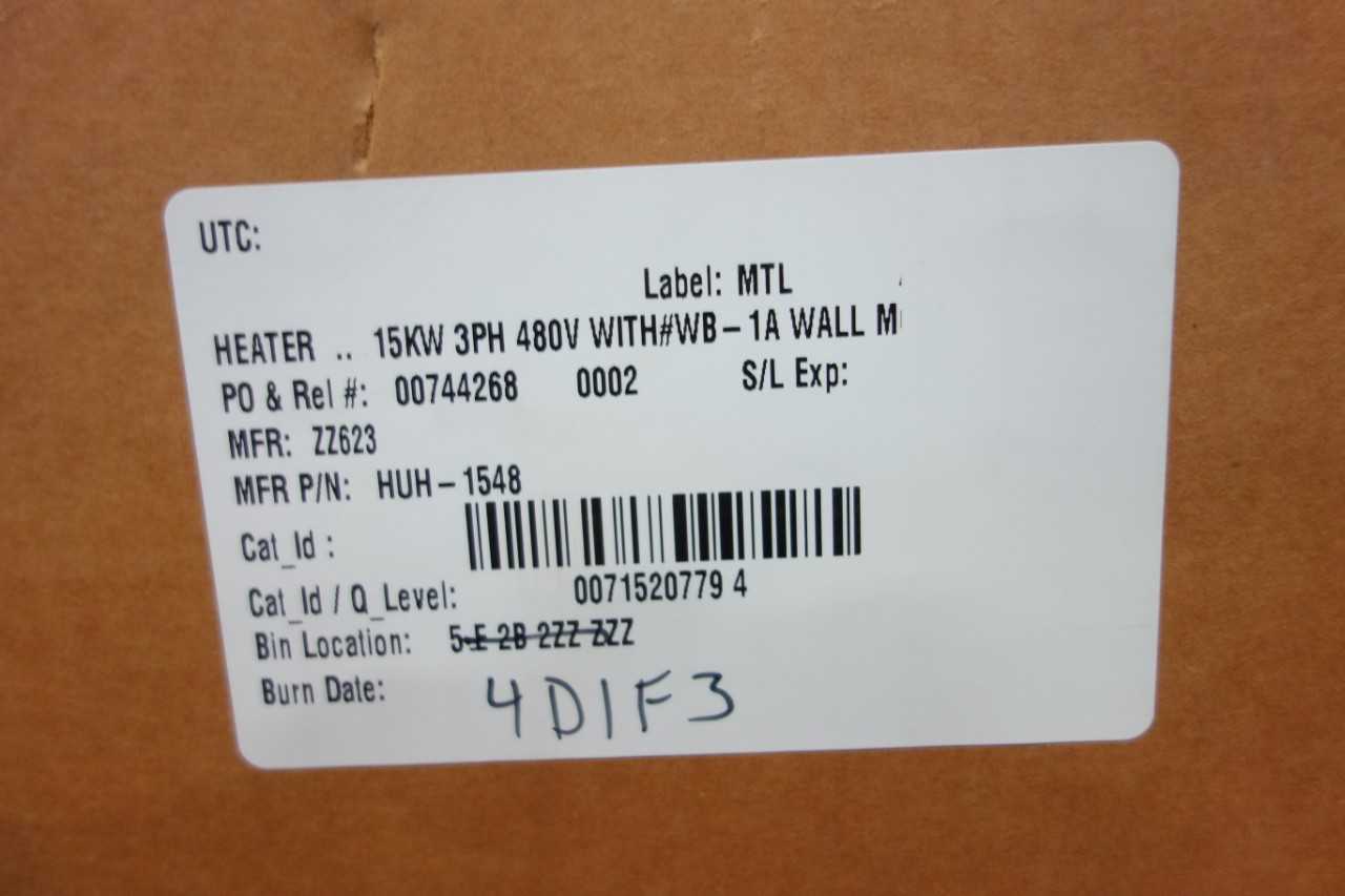 CHROMALOX HEATER UNIT - HVAC EQUIPMENT