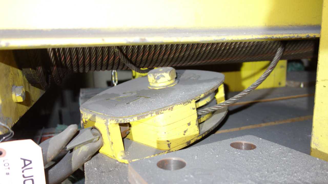 DUFF-NORTON YALE BEW2-980T22S2 2 TON 460V-AC HOIST - LIFTING EQUIPMENT