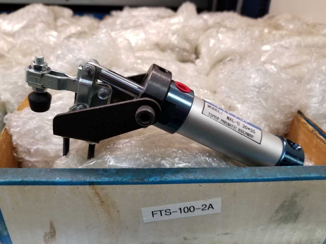 Tip Top 100-2A Pneumatic Toggle Clamp, Lot of 5 - MISCELLANEOUS