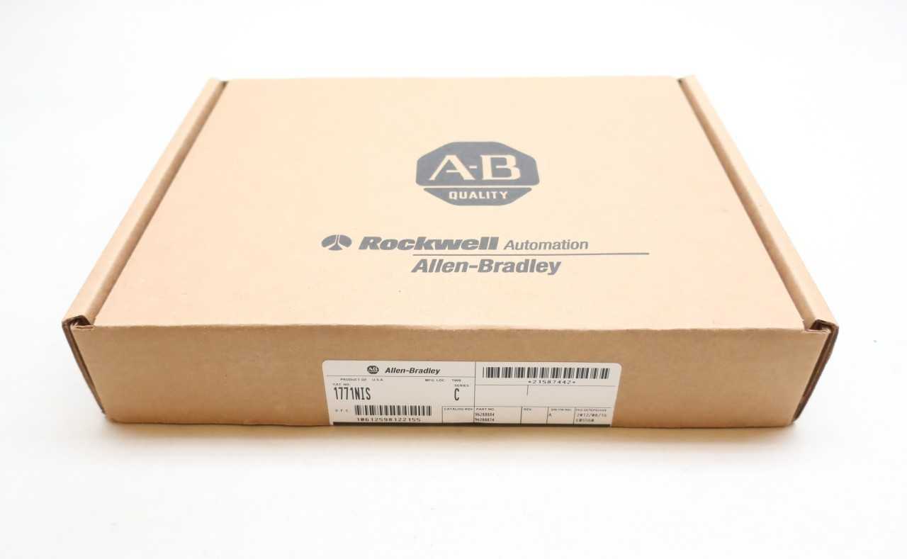 ALLEN BRADLEY 1771-NIS PLC-5 ANALOG INPUT MODULE SER C - AUTOMATION & CONTROLS