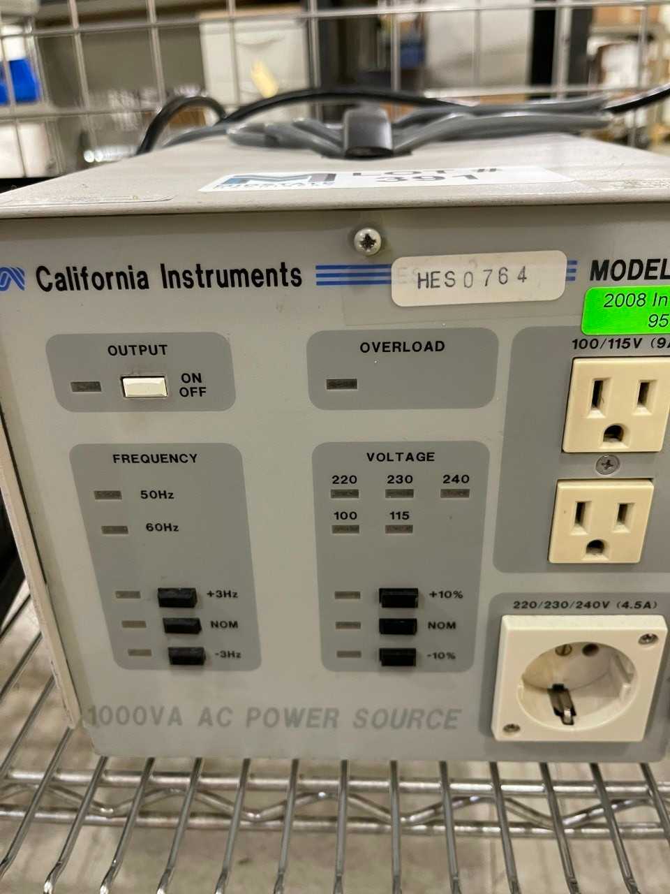 California Insturments AC Power Source - INDUSTRIAL PARTS