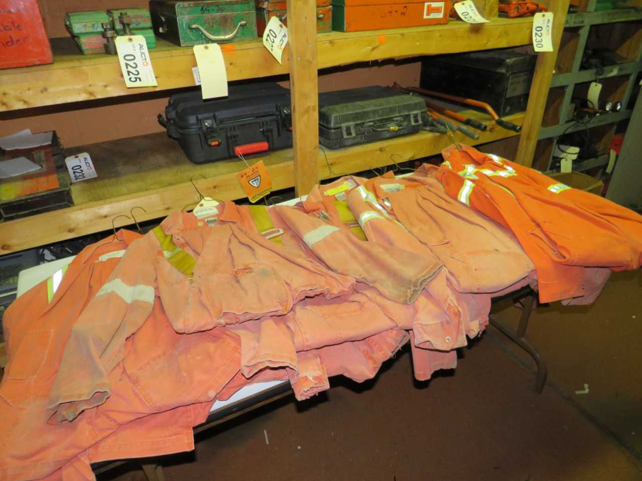 LOT OF 10 ASSORTED FLAME RESISTANT COVERALLS - SAFETY EQUIPMENT