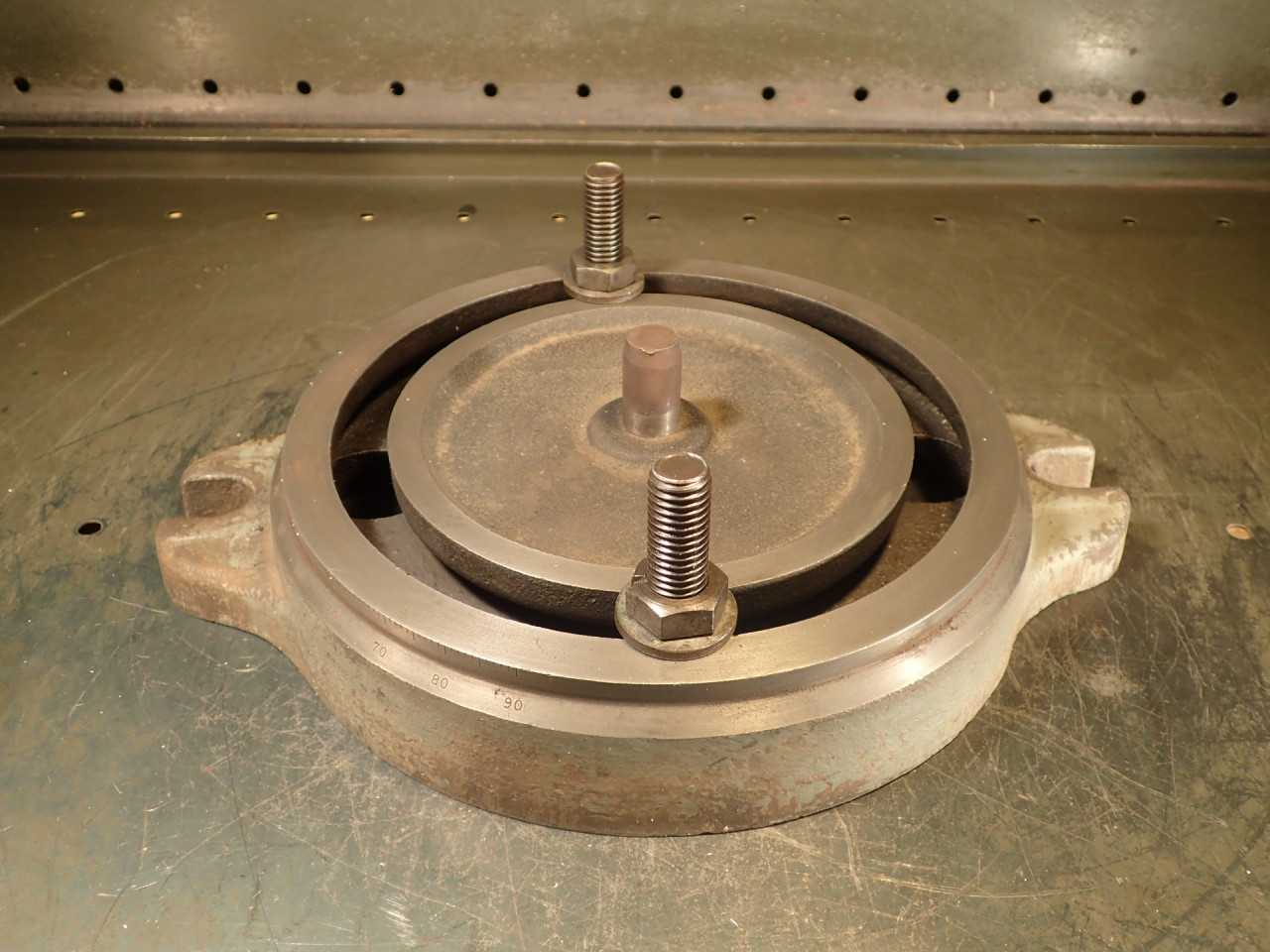 6" Mill Milling Vise Swivel Base with 3/4" Center Post: Indexed to 1 Degree - END MILLS