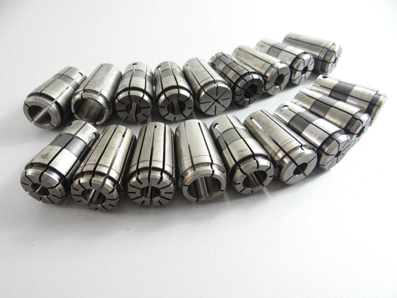 LOT OF 18 TG100 COLLETS - MACHINING ACCESSORIES & TOOLING