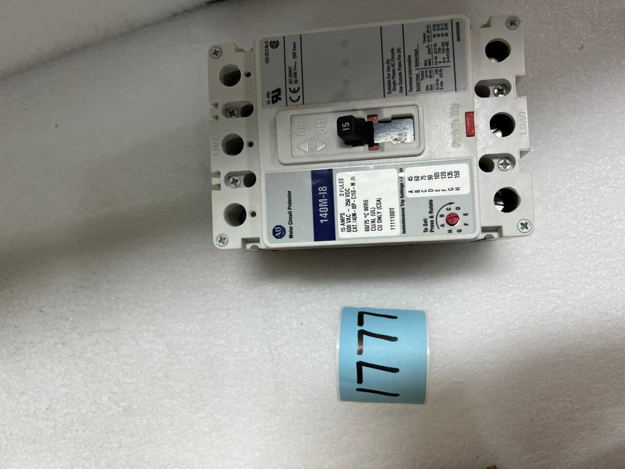 Allen Bradley circuit breakers - CIRCUIT BREAKERS