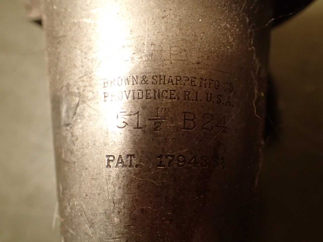Brown & Sharpe 51/2B24 1-1/2" x 24" Horizontal Mill Milling Arbor: NMTB-50 Shank - END MILLS