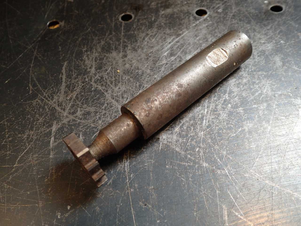 #608 HSS Woodruff Keyseat Cutter: 1" Dia, 3/16" Face Width, 3/4" Shank - HOLEMAKING TOOLS