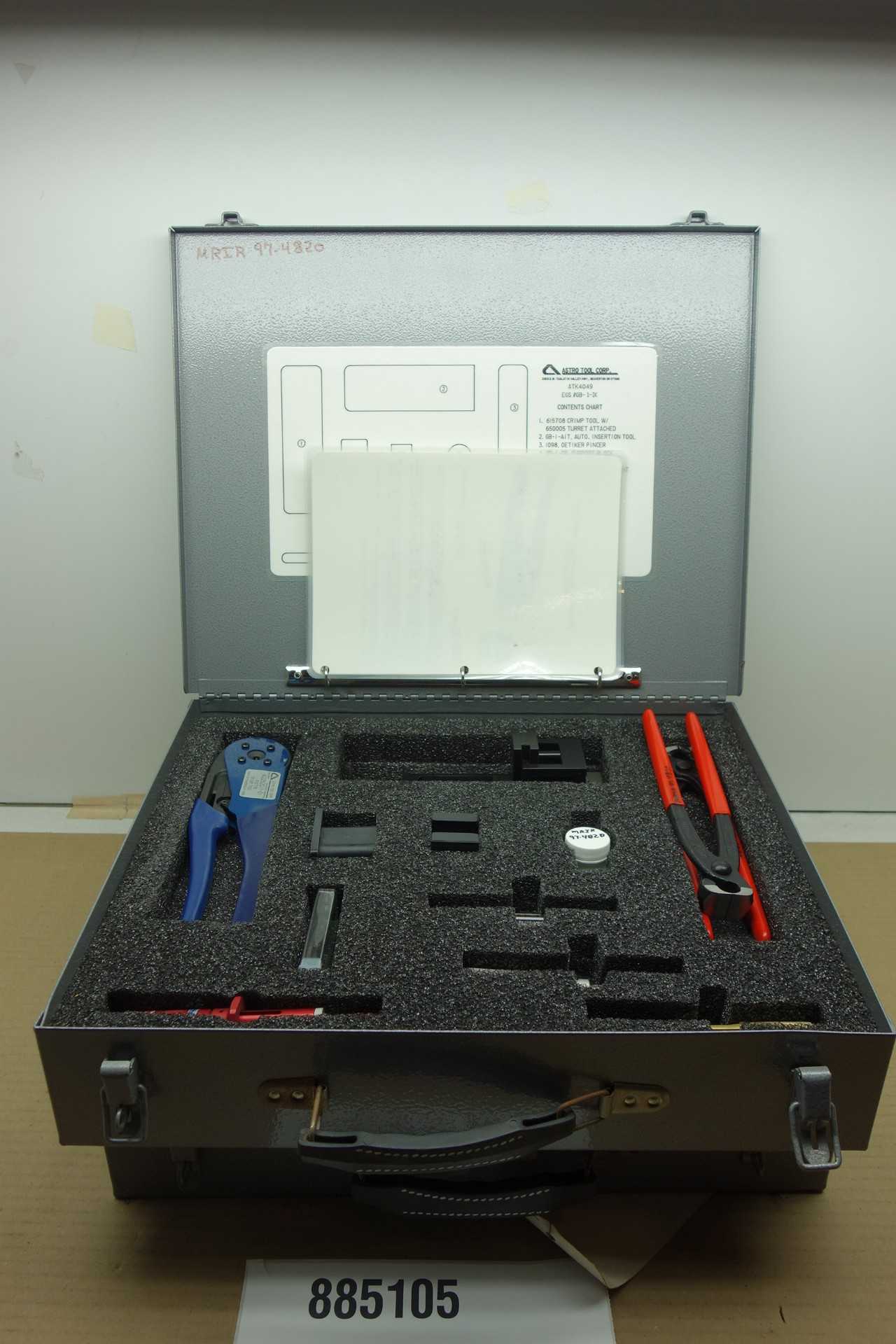 LOT OF 2 ASTRO TOOL ELECTRICAL CONNECTOR SERVICE TOOL KITS - ELECTRICAL COMPONENTS