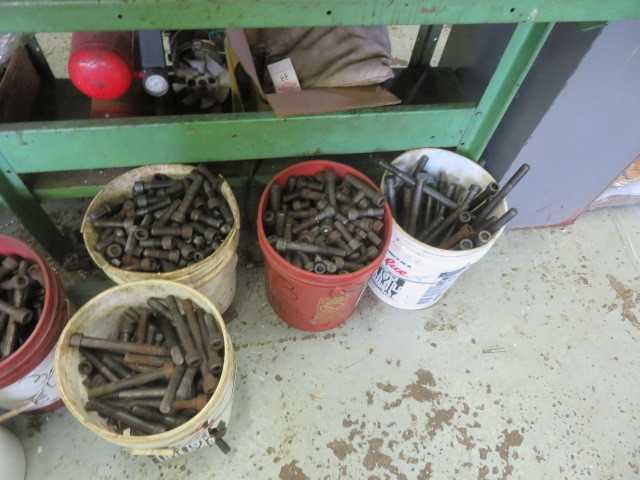 Many many buckets of die making bolts, etc...one lot, maybe 20 or more - MISCELLANEOUS