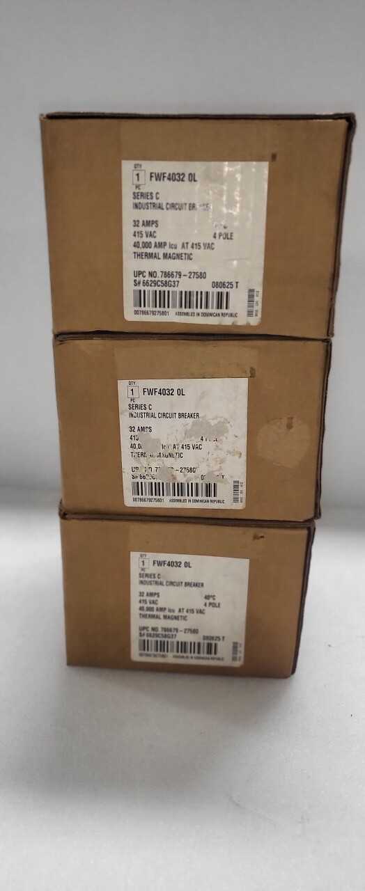 NEW SURPLUS BREAKERS - MISCELLANEOUS