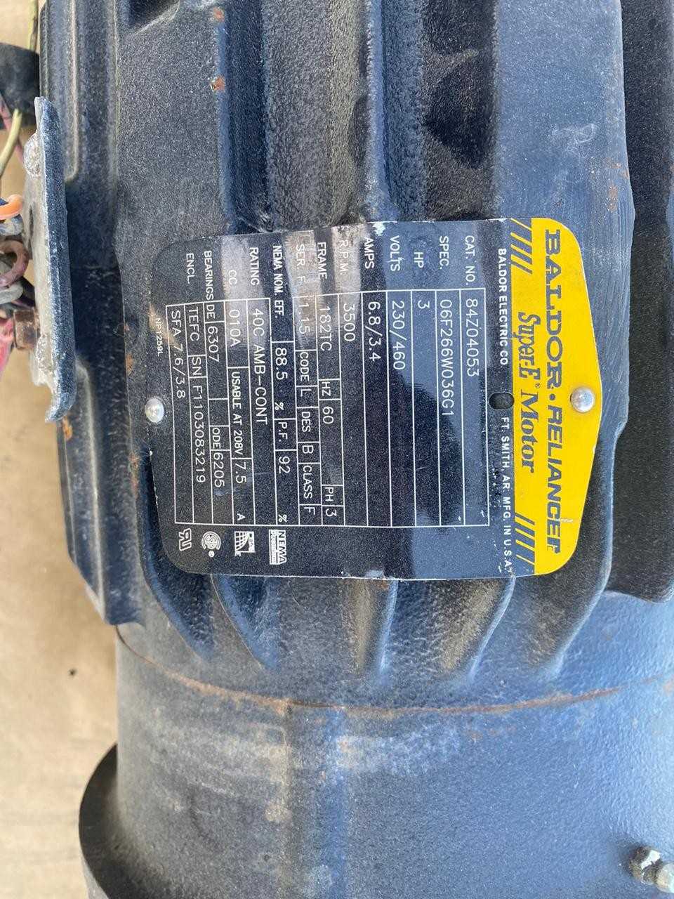 LOT OF 2 PUMPS WITH MOTOR - ELECTRIC MOTORS