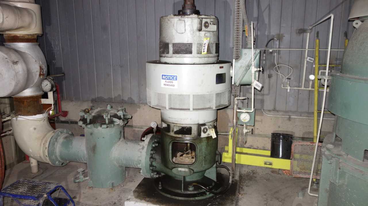 GENERAL ELECTRIC 350HP 2300V-AC VERTICAL CENTRIFUGAL PUMP MOTOR - ELECTRIC MOTORS