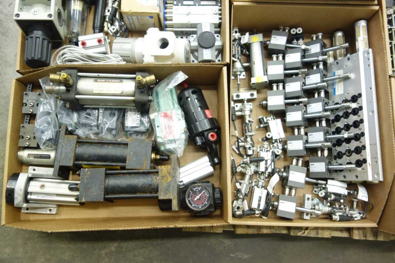 6 PALLETS OF ASSORTED PNEUMATIC REPLACEMENT PARTS - PNEUMATIC POWER TOOL