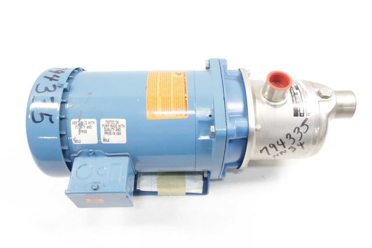 GOULDS 1HM1E5CS G&L SERIES HMS STAINLESS 1IN 3-3/4IN 1HP 1-1/4IN 208-230/460V-AC CENTRIFUGAL PUMP - CENTRIFUGAL PUMP