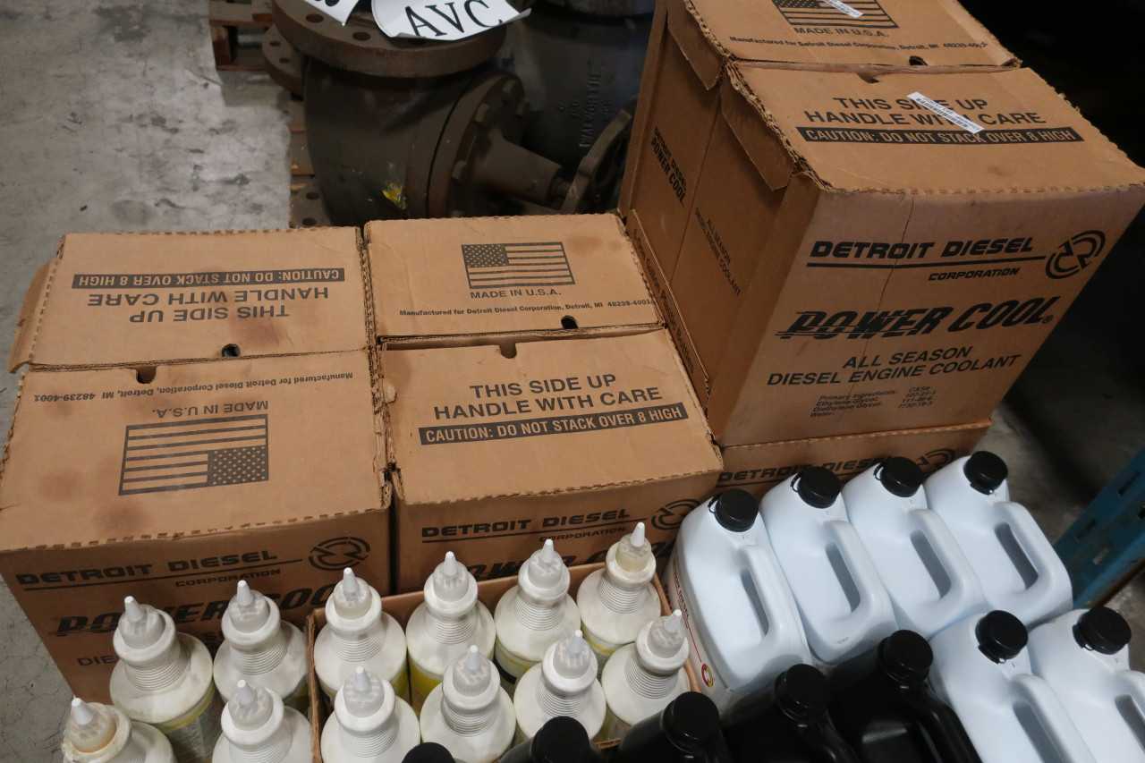1 PALLET OF ASSORTED OIL LUBRICANTS COOLANT - MISCELLANEOUS