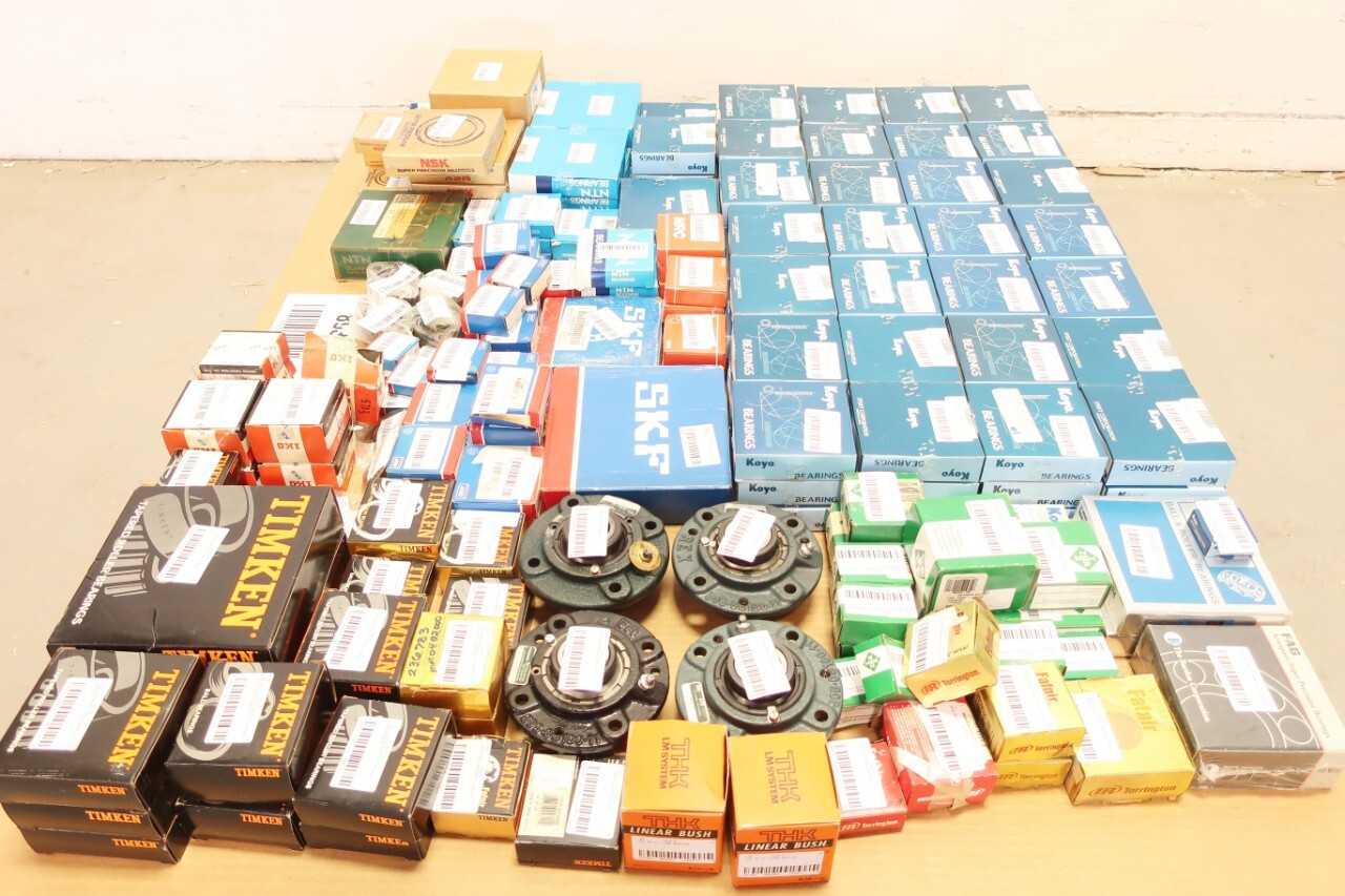 1 PALLET OF ASSORTED BEARINGS AND BEARING ACCESSORIES - BEARINGS