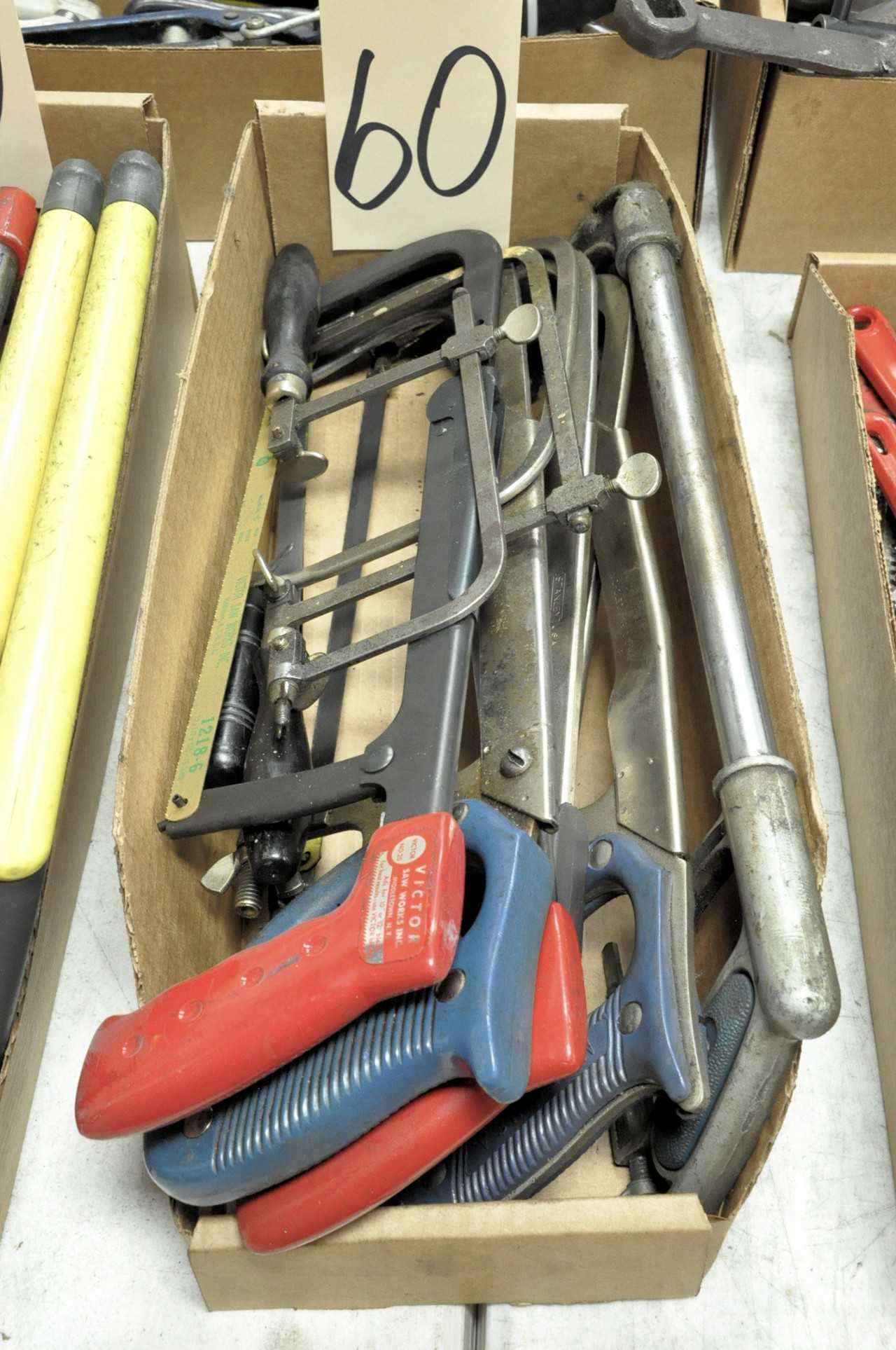 Lot Hack Saws and Coping Saws in 1 Box - ELECTRIC POWER TOOLS