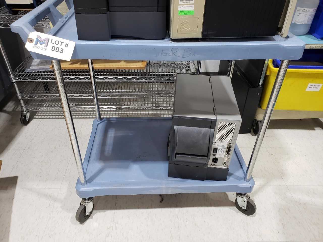 Rolling Plastic Cart No Contents - MISCELLANEOUS Rolling Plastic Cart No Contents - MISCELLANEOUS