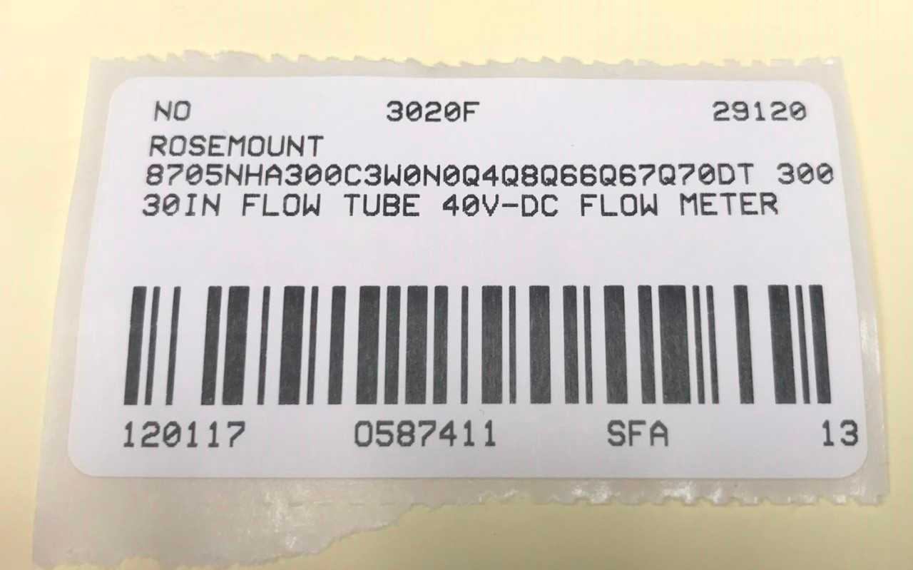 NEW ROSEMOUNT 8705NHA300C3W0N0Q4Q8Q66Q67Q70DT 300 30IN 40V-DC MAGNETIC FLOW METER - FLOW METER