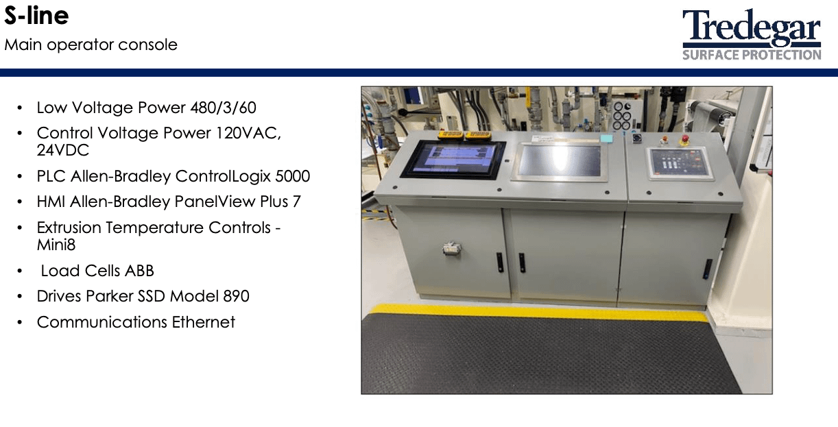 2020 ALLEN-BRADLEY & PARKER MAIN OPERATOR CONSOLE - AUTOMATION & CONTROLS