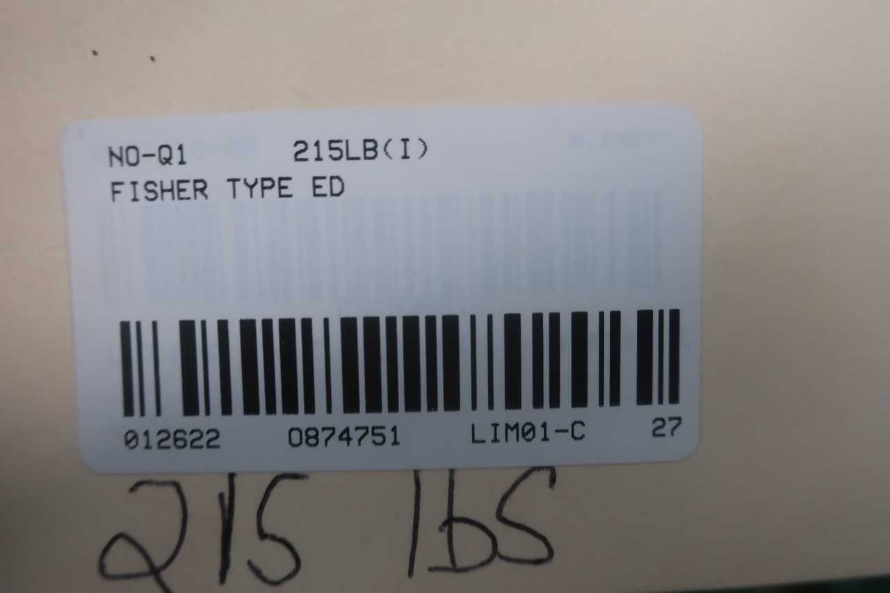 FISHER TYPE ED PNEUMATIC TYPE 657 STEEL DVC6200 3IN CONTROL VALVE - CONTROL VALVE