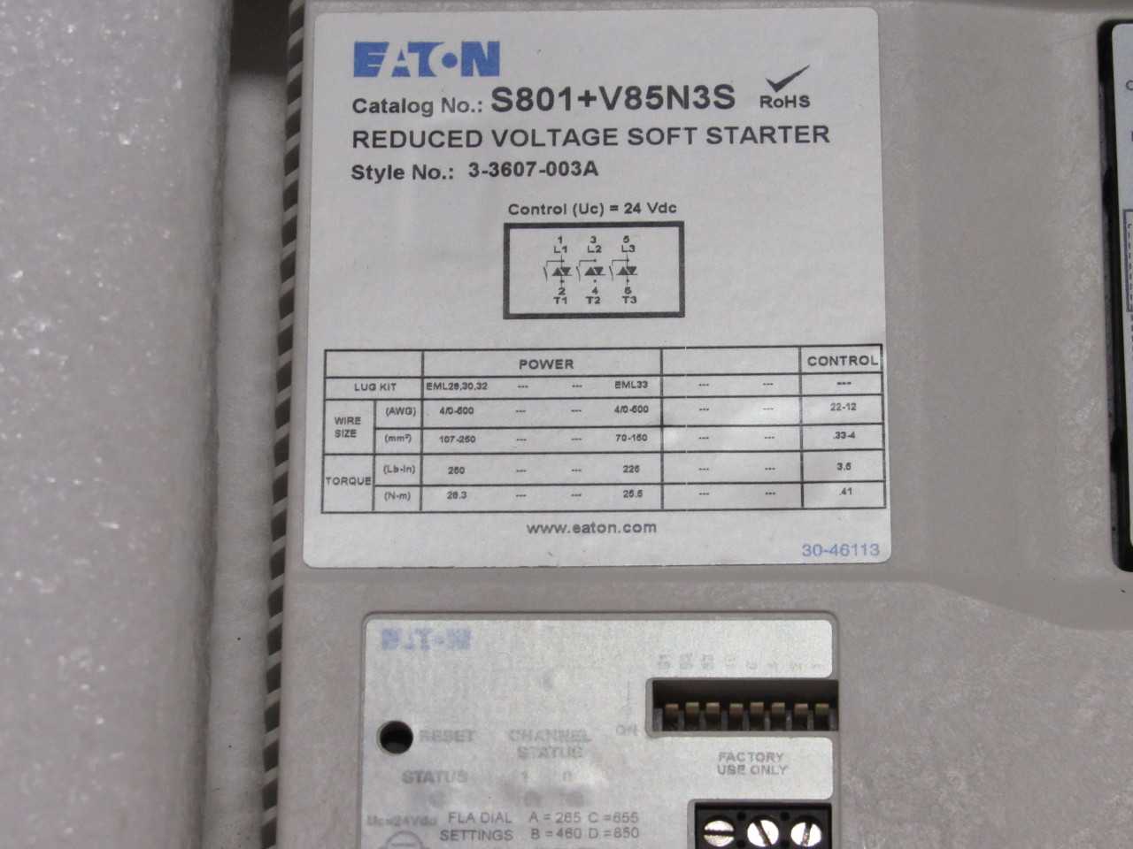 Eaton Soft Starter - MOTOR STARTERS