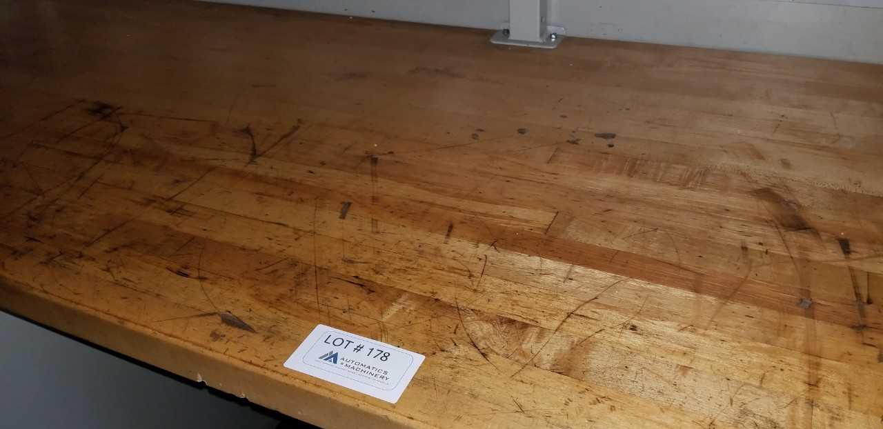 Lista Complete Butcher Block Work Bench No Contents - PLANT & FACILITY