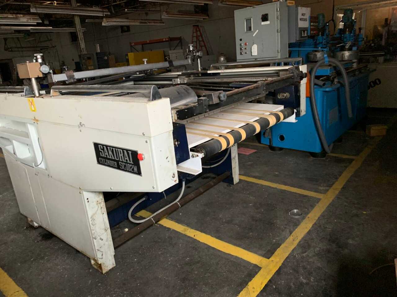 Sakurai Cylinder Screen Printer - PACKAGING