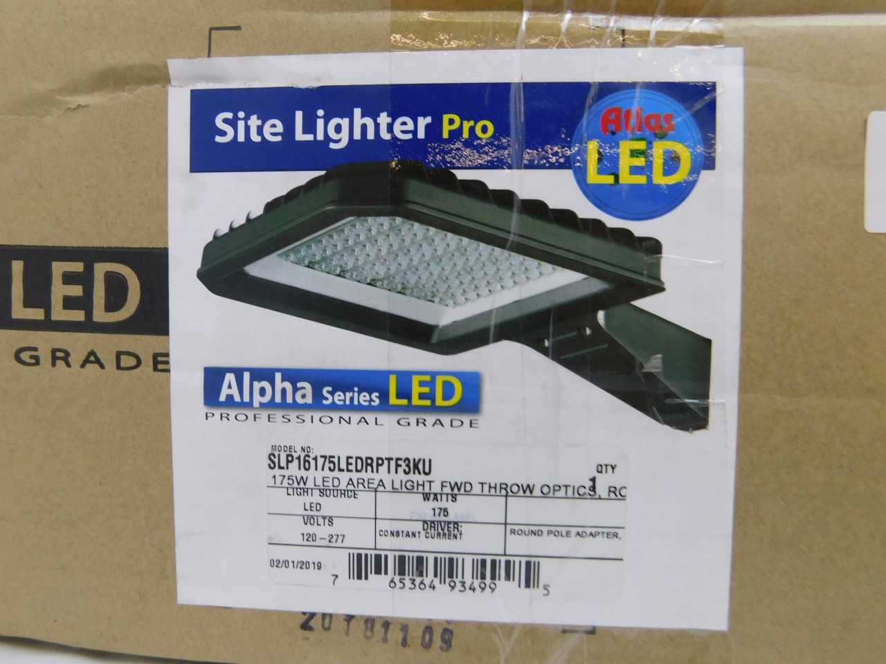 Atlas SLP16175LEDRPTF3KU LED LED Lamp 120-277VAC 175 Watts - LIGHTING