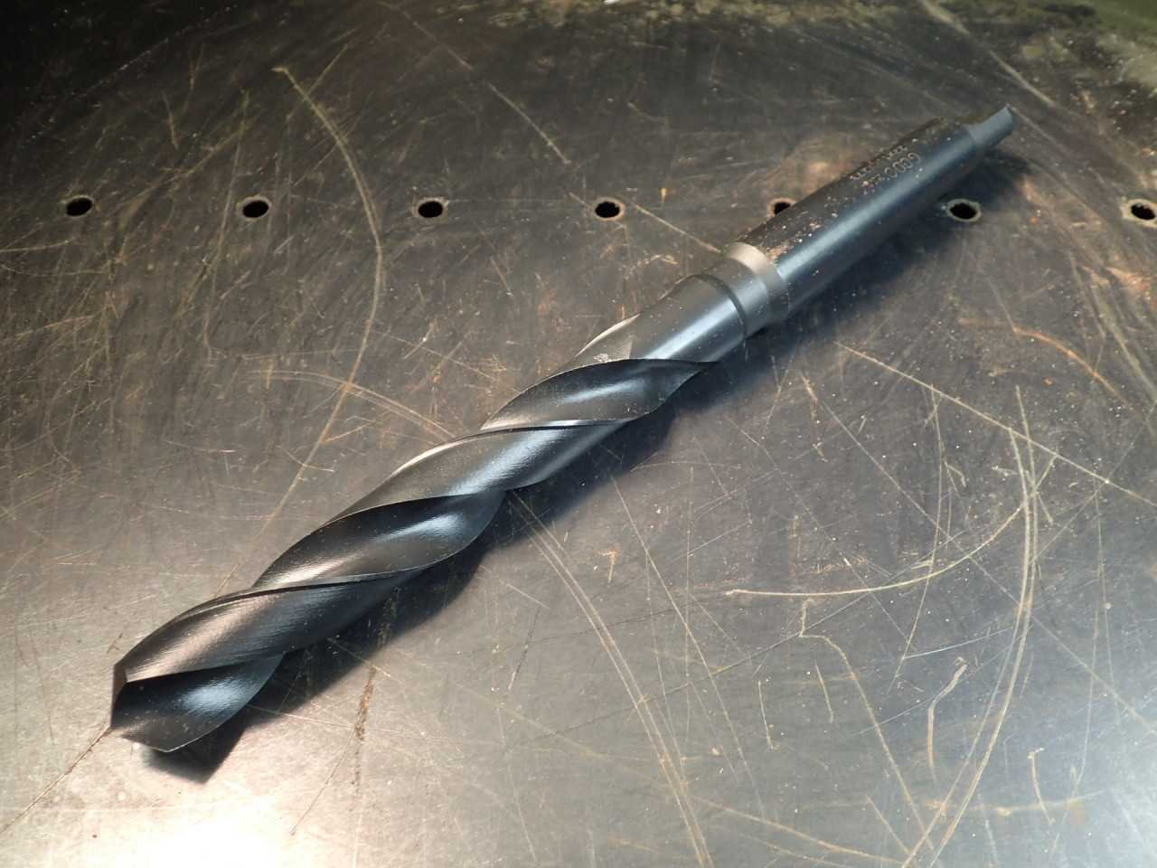 22mm Metric Drill Bit Morse Taper #3 Shank MT3 3MT NOS - New Old Stock - MACHINING EQUIPMENT PARTS