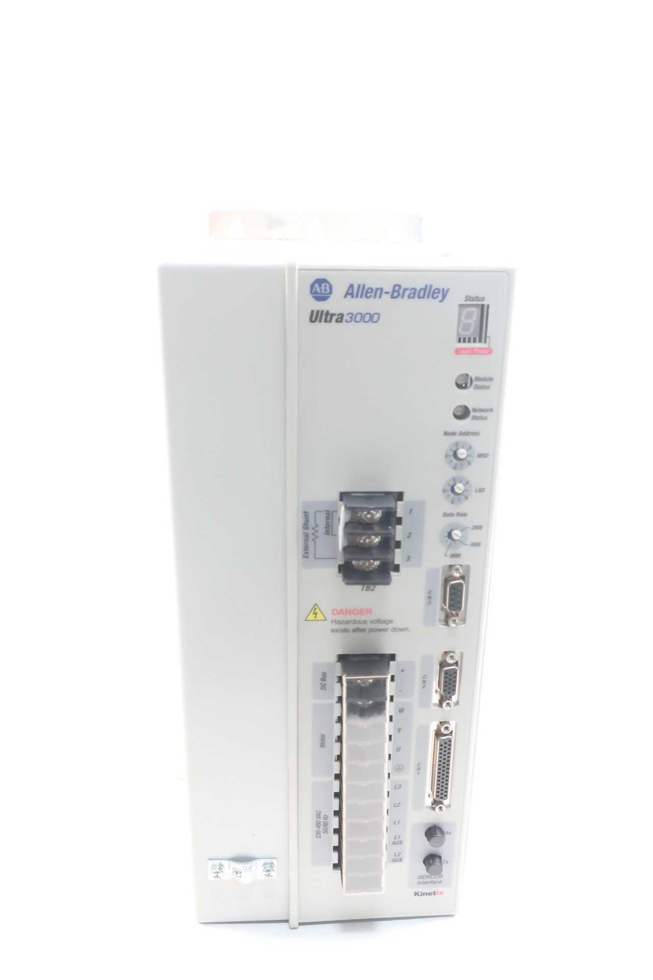 ALLEN BRADLEY 2098-DSD-HV050-SE SER B 230/460V-AC 0-400HZ 230/460V-AC AC VFD DRIVE - MOTOR DRIVES