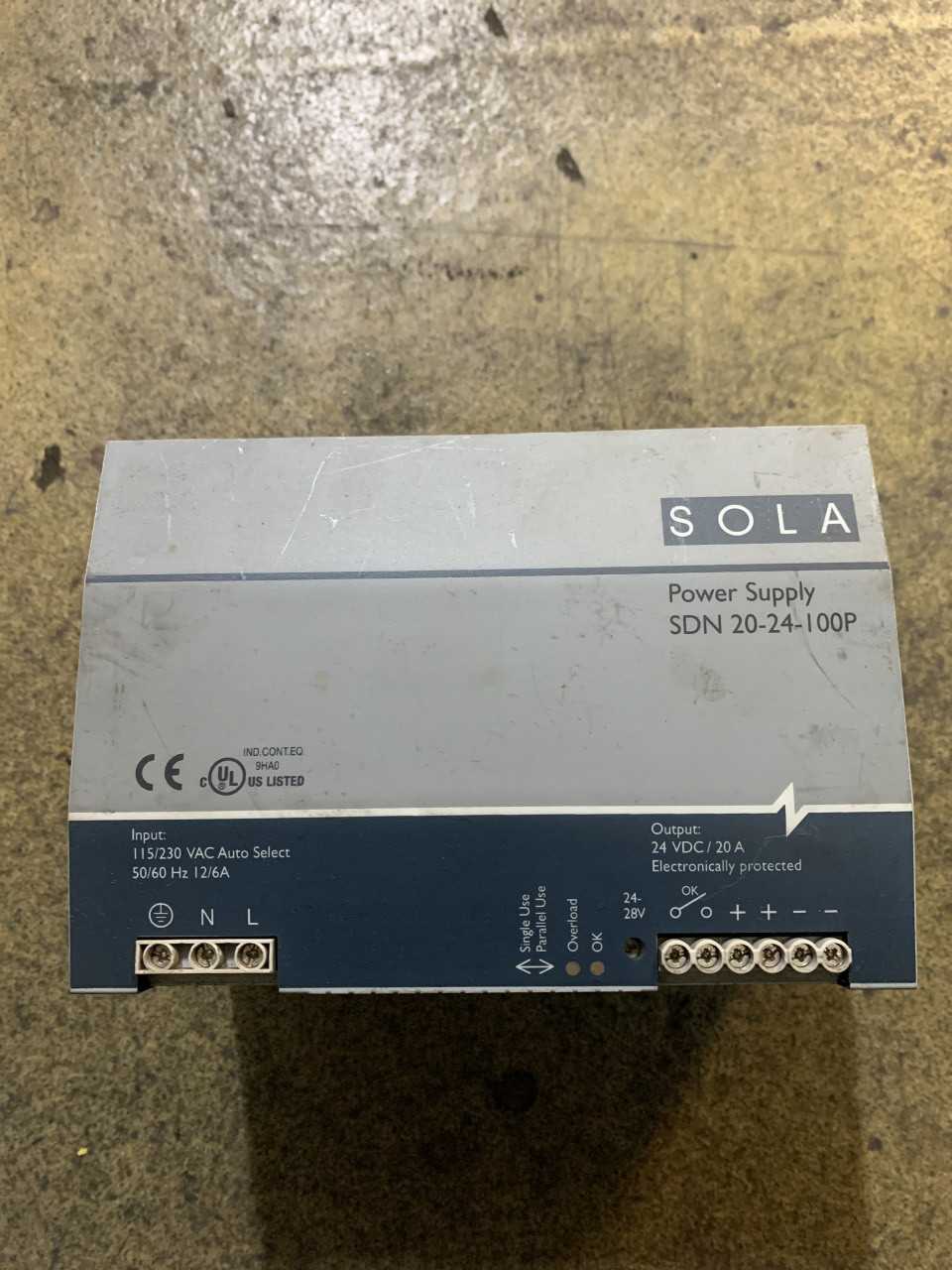 Lot of 10 SOLA SDN-20-24-100P Power supply - ELECTRICAL COMPONENTS