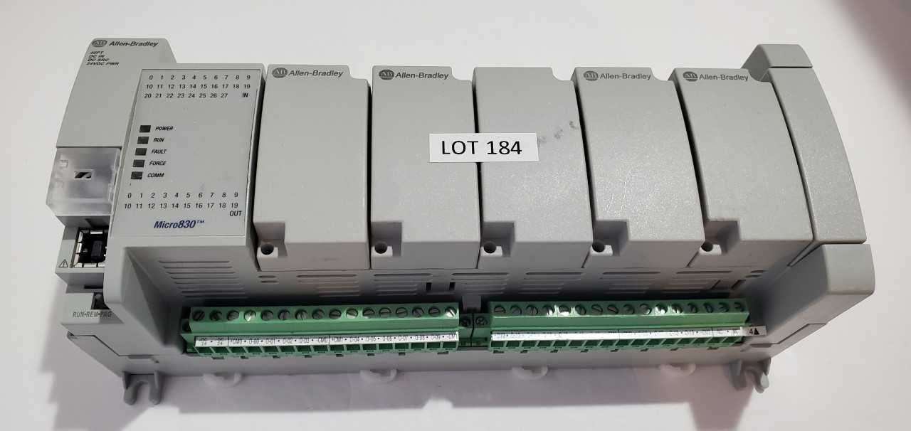 Allen Bradley Micro 830 2080-LC30-48QBB PLC - AUTOMATION & CONTROLS