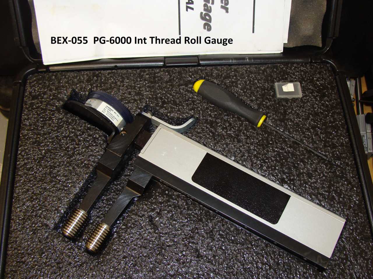 Gagemaker   PG-6000 Int Thread Roll Gauge - MACHINING ACCESSORIES & TOOLING