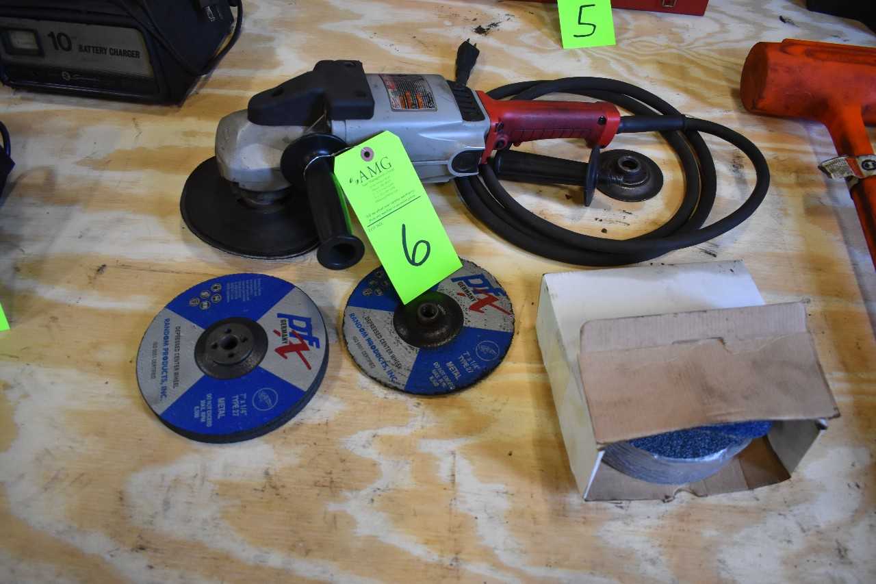 Milwaukee hand Heavy Duty Disc Grinder - ELECTRIC POWER TOOLS