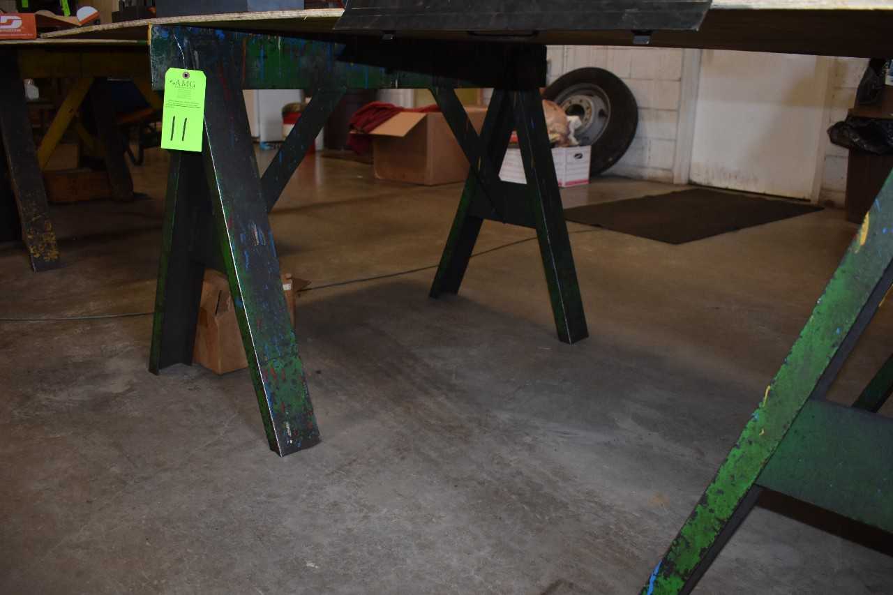 Steel Saw Horse, 4'x 33" high (set) - MISCELLANEOUS