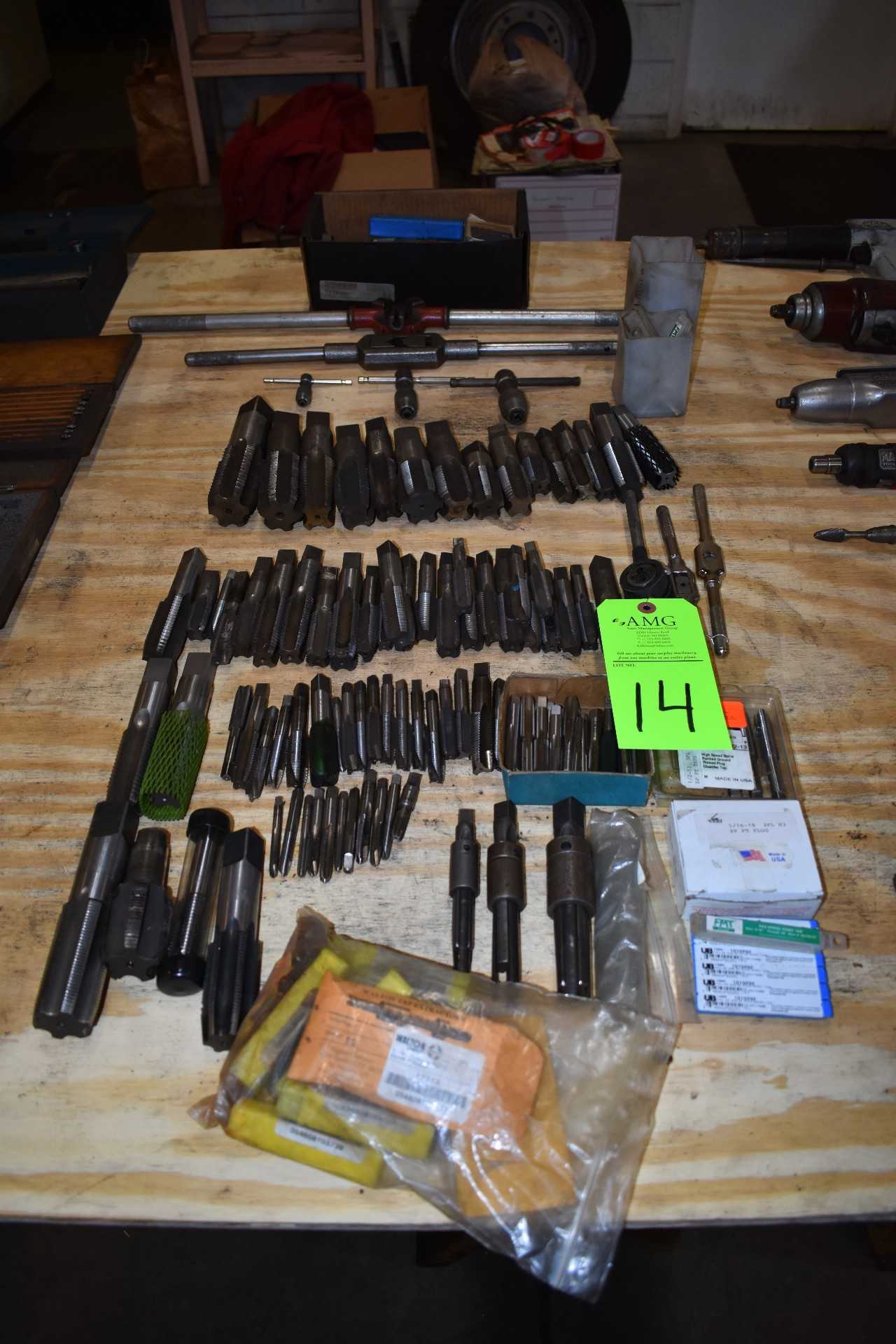 Various sized Taps & Tap Extractors - ELECTRIC POWER TOOLS