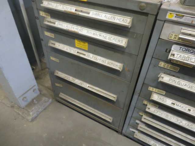 5 Drawer Vidmar Cabinet with Contents - MISCELLANEOUS