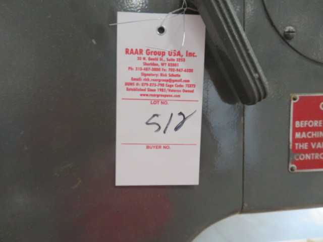 Do All Vertical Band Saw - MISCELLANEOUS