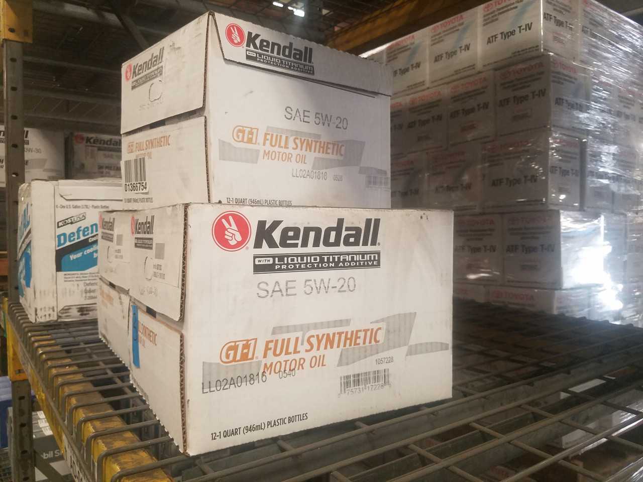 Lot of 3 Cases - KENDALL GT-1 FULL SYNTHETIC MOTOR OIL (TI) 5W20 12x1QT case - MISCELLANEOUS