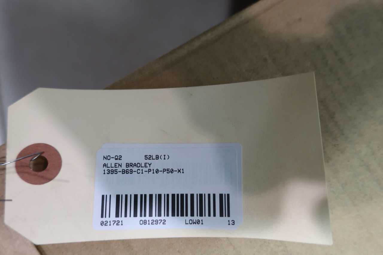 ALLEN BRADLEY 1395-B69-C1-P10-P50-X1 DC DRIVE 400/500V-DC 20HP - MOTOR DRIVES