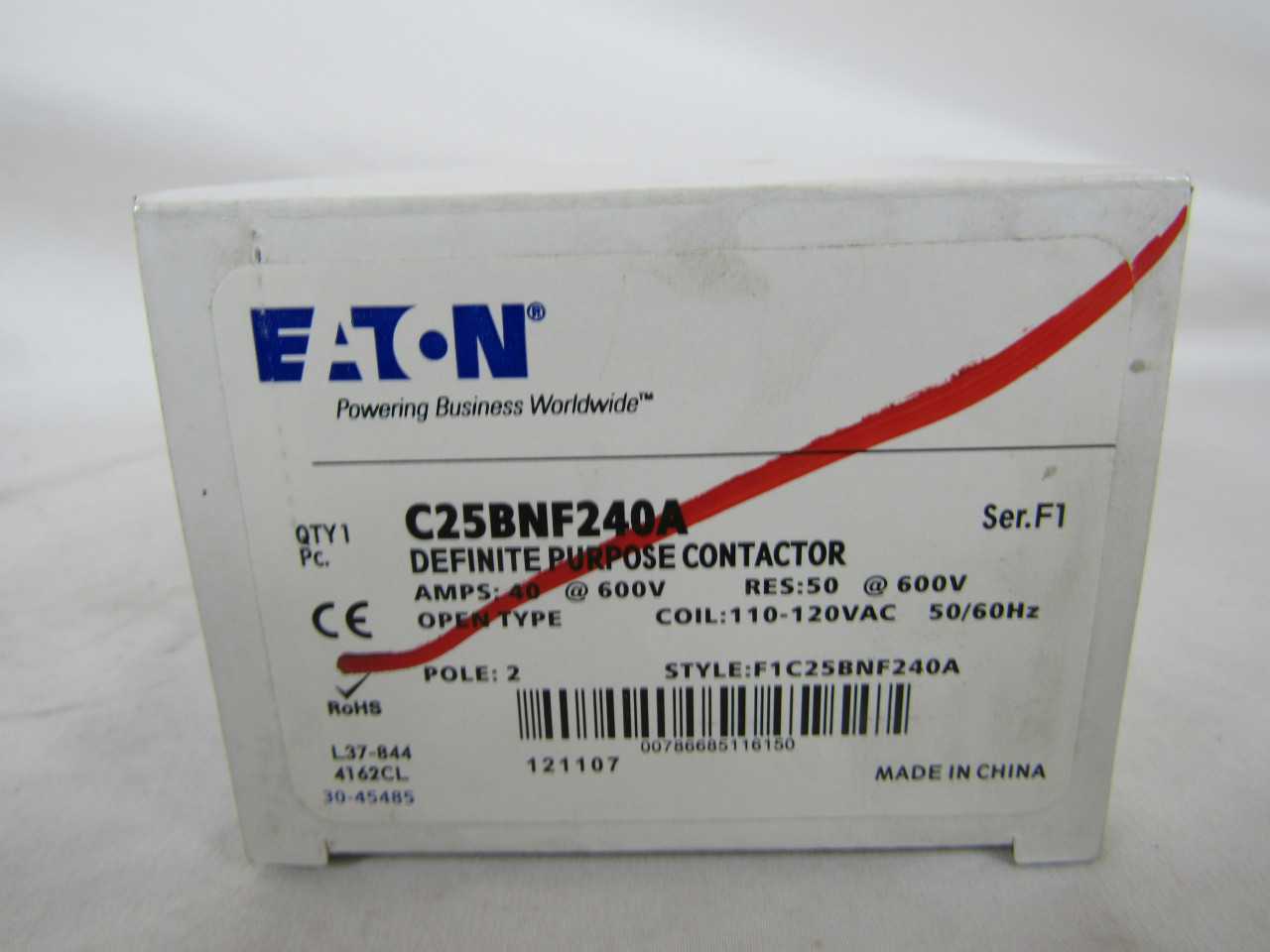- Quantity of 32 - Eaton C25BNF240A - Contactors - CONTACTORS