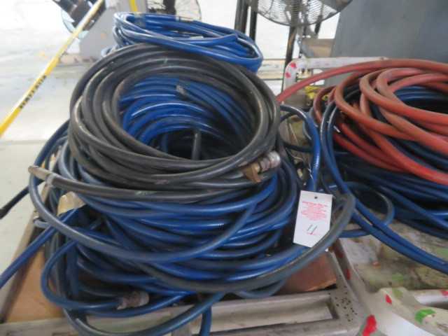 Rubber Hoses, Carts and Box of Contents - MISCELLANEOUS