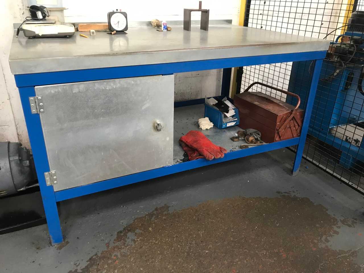 Work Bench Table with tool cupboard x3 - PLANT & FACILITY EQUIPMENT