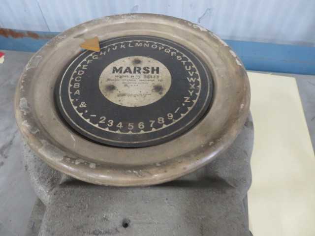 Marsh Stencil Machine - MISCELLANEOUS
