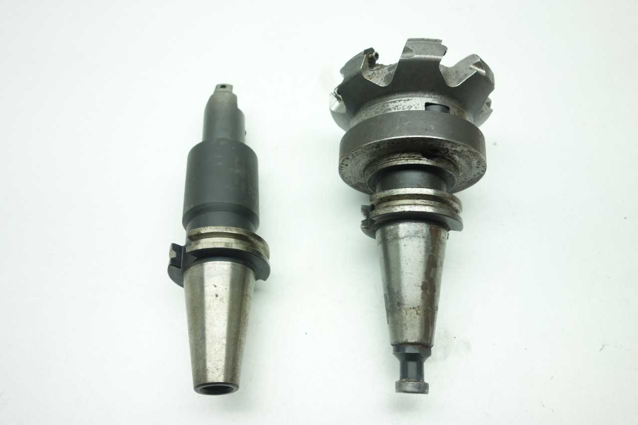 LOT OF ASSORTED CAT40 TOOL HOLDERS - PARLEC, LYNDEX - ELECTRIC POWER TOOLS