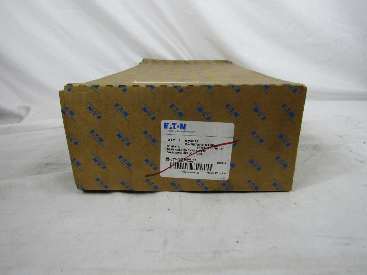 Quantity of 1 New Surplus Eaton HM3R12 Rotary Handle Kit - ELECTRICAL COMPONENTS
